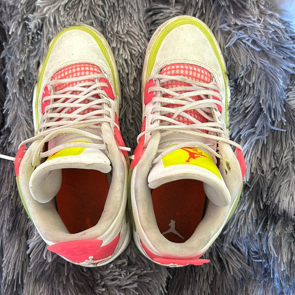 Air Jordan 4 Retro GS 'Lemon Venom